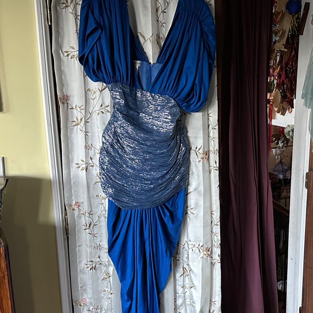 Elegant Blue Evening Dress